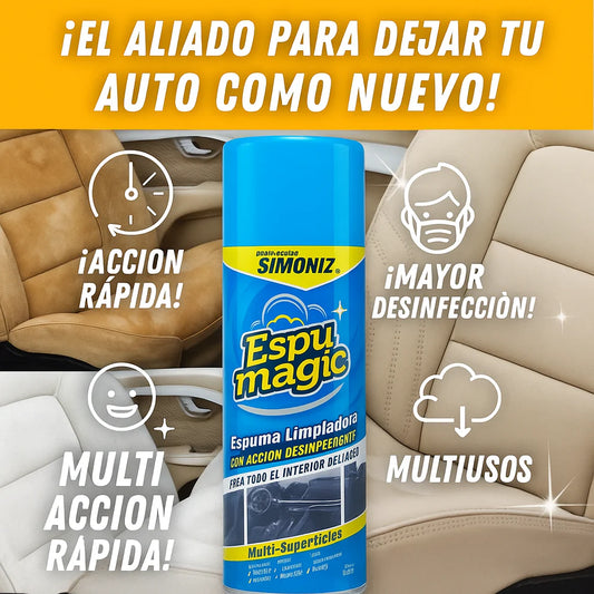Espumagic - Espuma limpiadora para autos y superficies