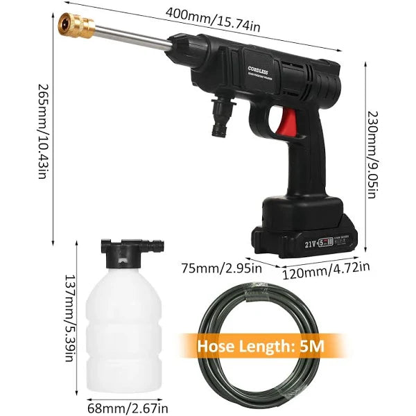 PowerWash®️ - Hidrolavadora de Alta Presión Portátil